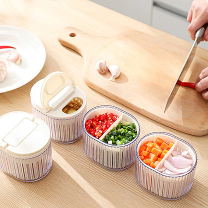 Refrigerator Storage Box Food Vegetable Fruit Storage Box Fridge Organizer Drain Basket Onion Ginger Clear With Lid Crisper