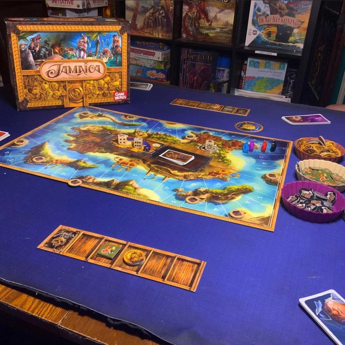 Jamaica Board Game for Family and Party, Funny Table Game, Friends Entertainment, Strategy Game, 2-6 Players