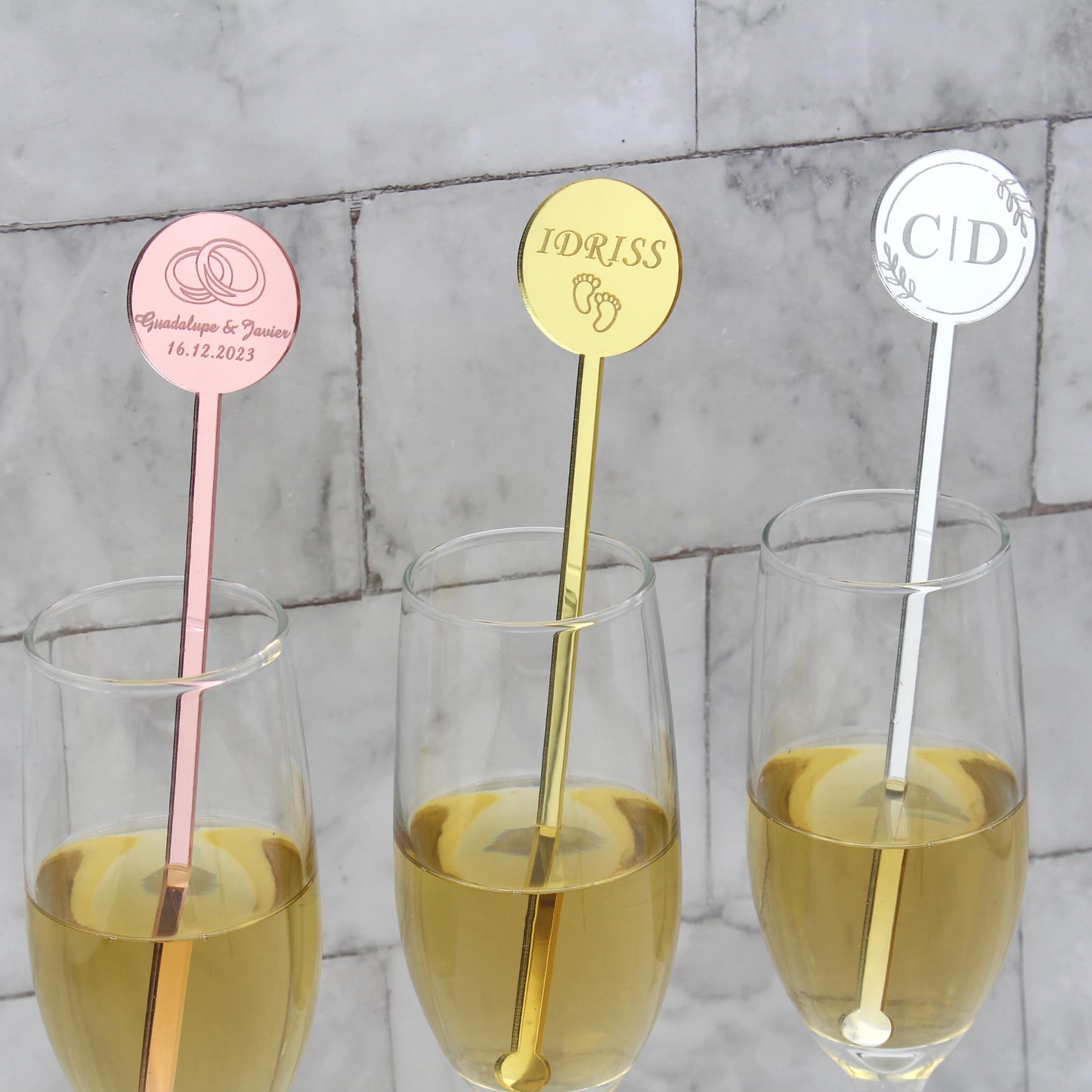 50pcs Personalized Acrylic Bachelorette Party Drink Stirrers, Birthday Swizzle Decoration, Wedding logo custom Cocktail Stirrers
