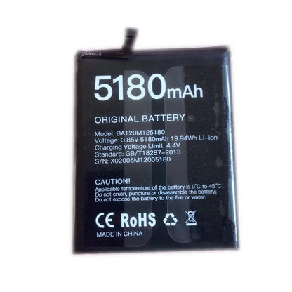 Battery for Doogee S58 Pro Original Batteria 5180mAh with Tracking Number Cell Phone Accessories