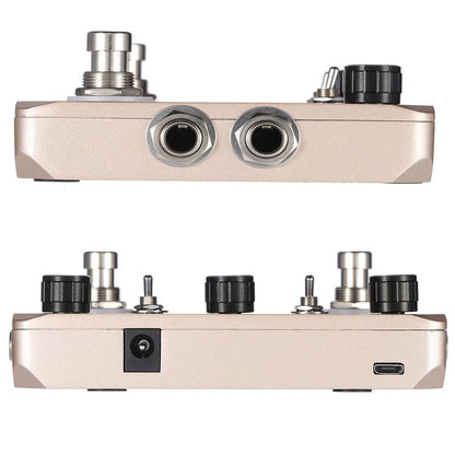 VSN Looper Pedal, Stereo Guitar Loop Pedals  Loop Station Multi-function 11 Types of Play with 10 Minutes Loop Time True Bypass