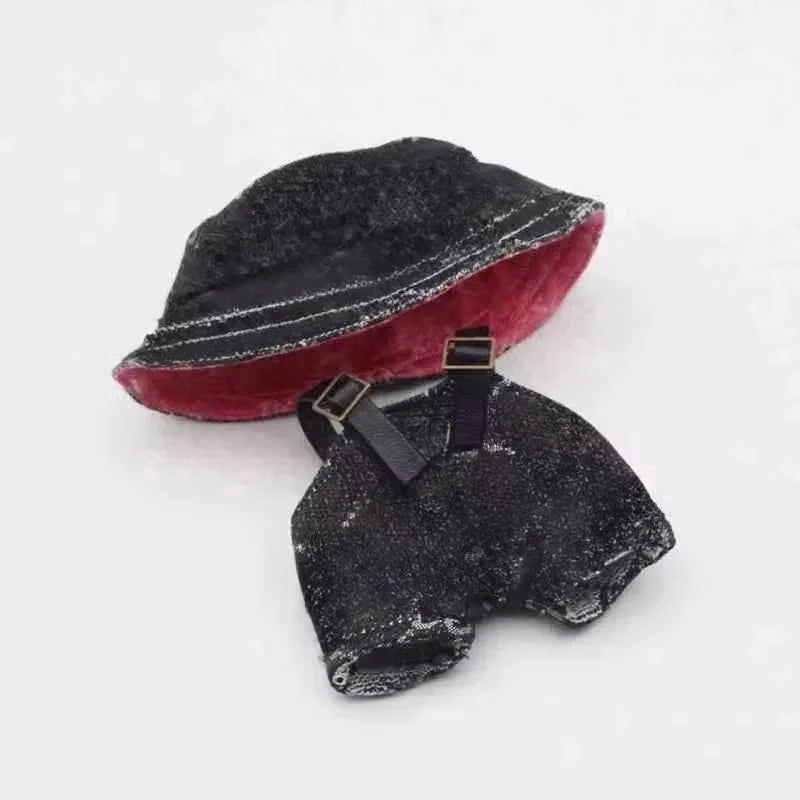 Labubu V1 V2 Generation Labubu Baby Clothes Printed Casual Hoodies Trendy Brand Cardigans, Fisherman Hats, Overalls Ornament ﻿