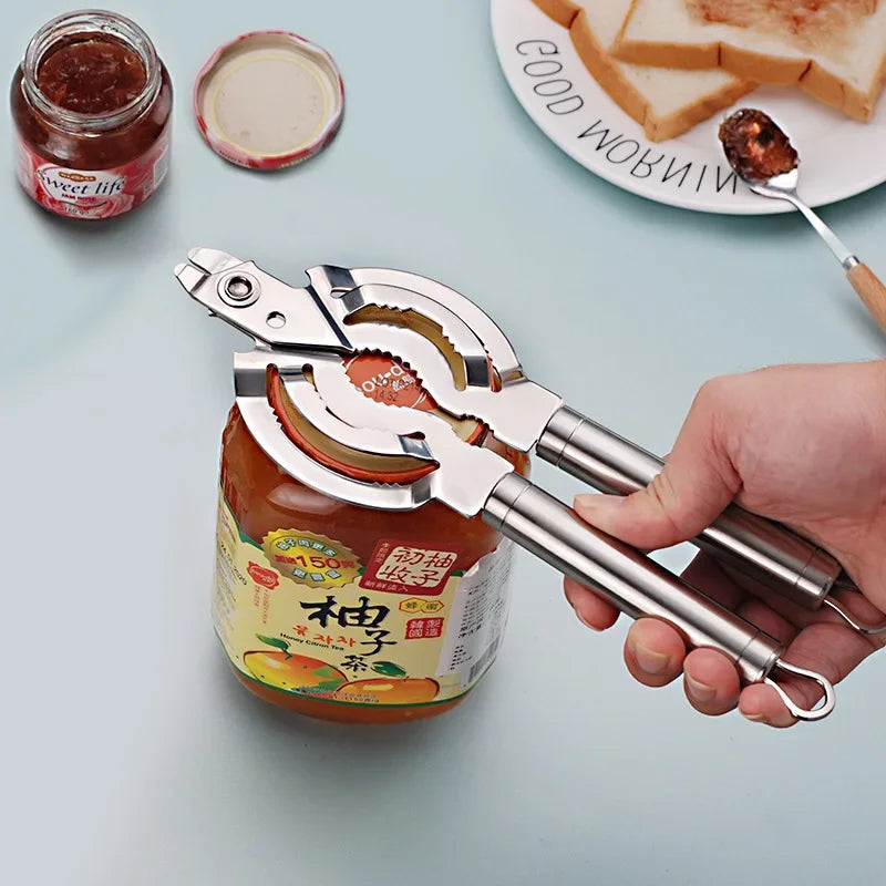 Multifunction Lid Jar Opener Handy Screw Cap Jar Openers Multifunction Can Opener Bottle Lid Grip Wrench Bottle Kitchen Utensil