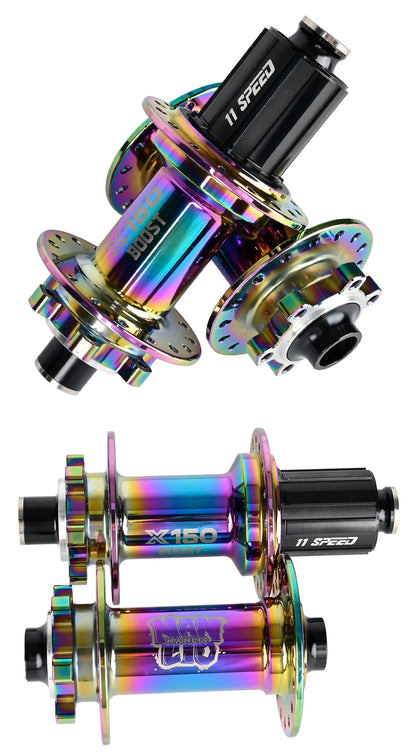 Nanlio Bicycle hubs X150 BOOST 6 Pawls 150T Noise 4 Bearing Hubs 110x15 148x12MM 8 9 10 11 12 Speed MTB Bike Hubs 28/32 Holes