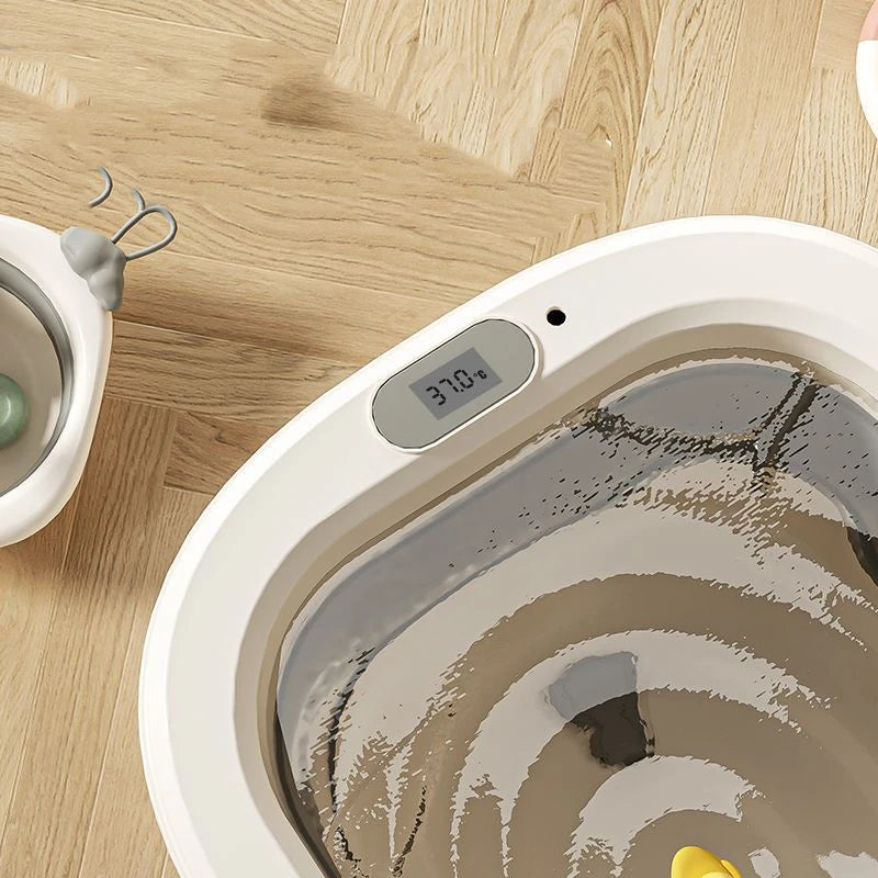 Tall Baby Bath Tub Baby Bath Tub Large Folding Sitting and Lying Down Baby Household Newborn Products Bath Tub