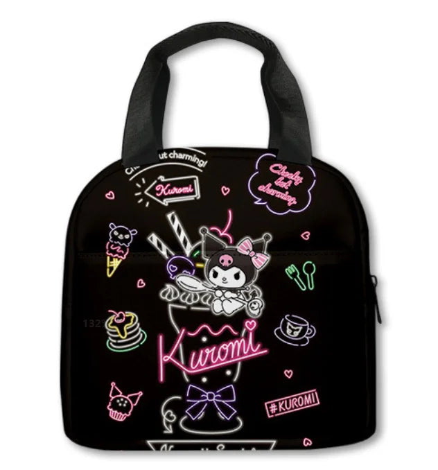 Sanrio Kuromi Backpack Sanrio Backpack Pencil Bag Student School Bag Primary and Middle kawaii Cartoon School Bag Mochila