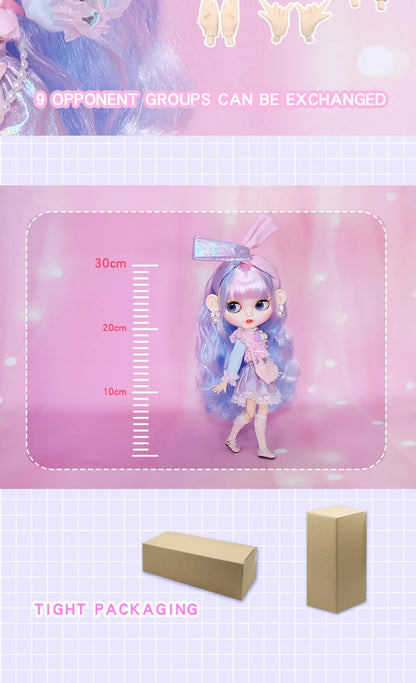ICY DBS Blyth doll Joint Body 30CM BJD  Clothes Shoes Hand Set Fashion Dolls girl gift
