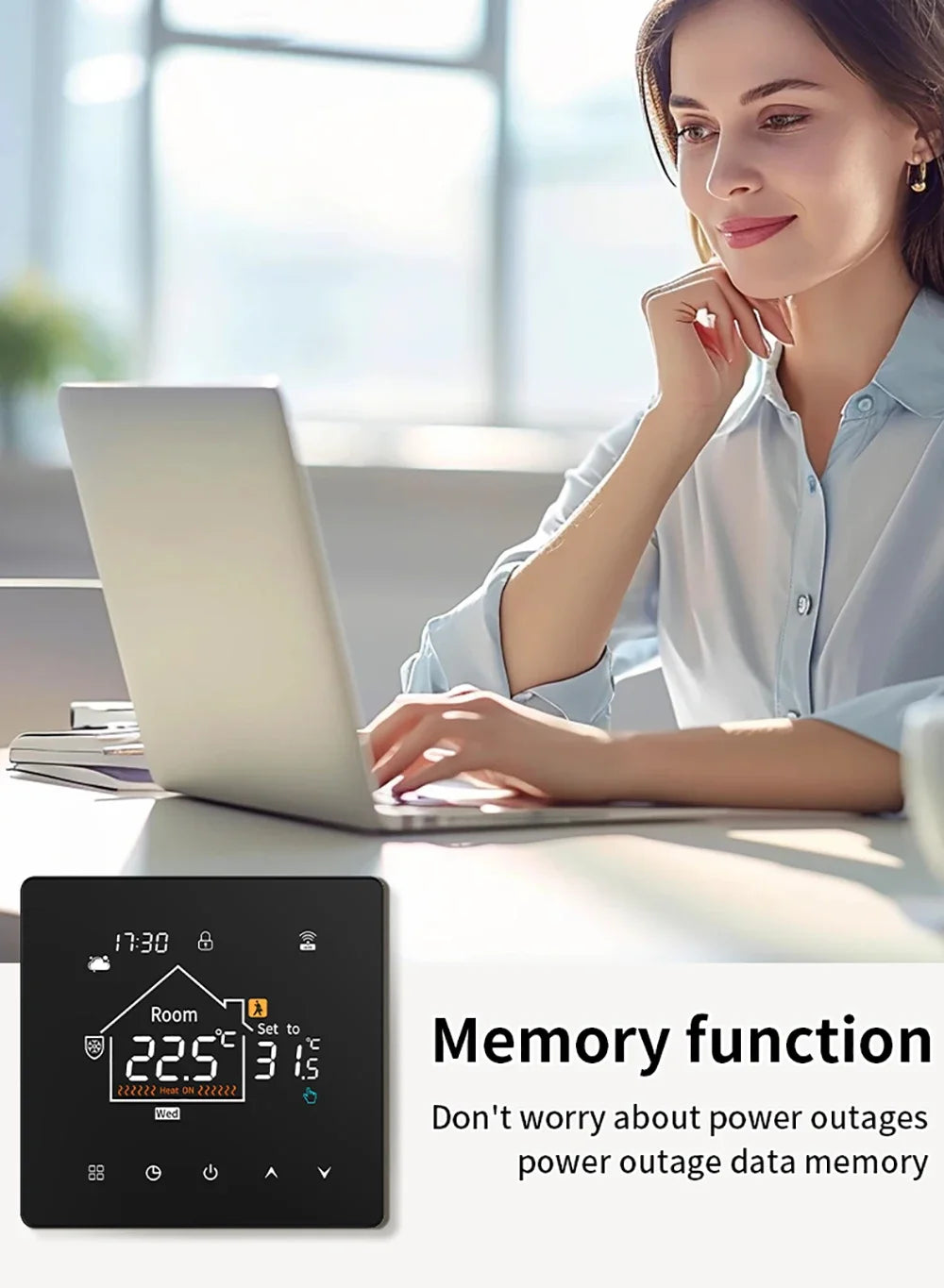 Smart Home Assistant Digital Temperature Controller Water Heater for Home Automation Thermostat Boiler Zigbee Thermostatic Tools