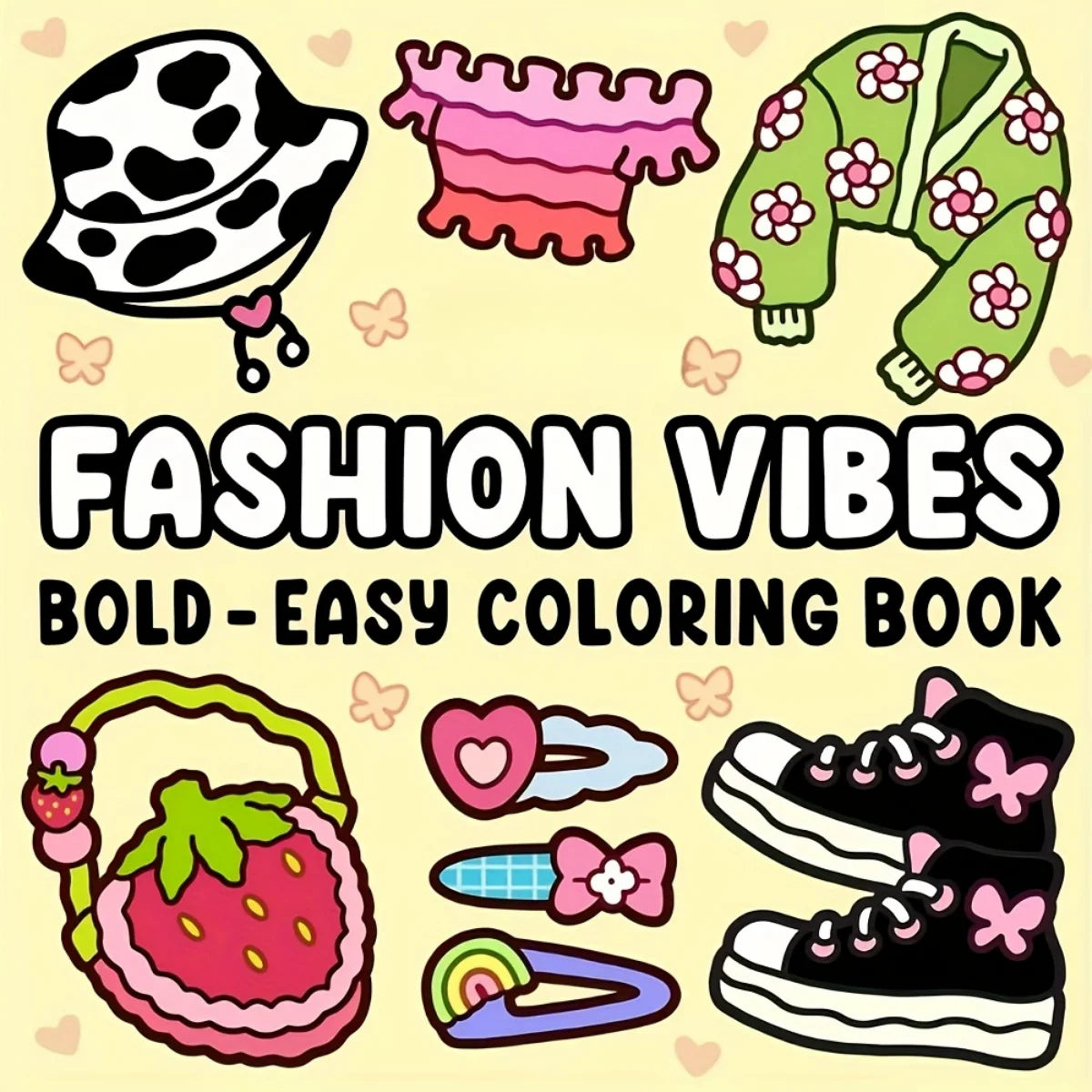 Educational Stress-Relief Coloring Book: Suitable for teenagers to inspire creativity, and a coloring book about daily items.