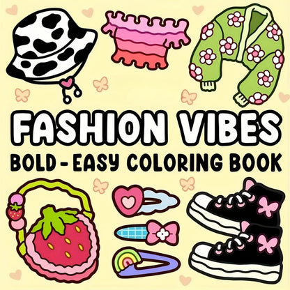 Educational Stress-Relief Coloring Book: Suitable for teenagers to inspire creativity, and a coloring book about daily items.