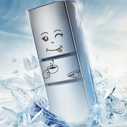 Fridge Cute Stickers Fridge Magnet Fridge Happy Delicious Face Kitchen Fridges Wall Stickers Art Cute Wall Sticker Home Decor