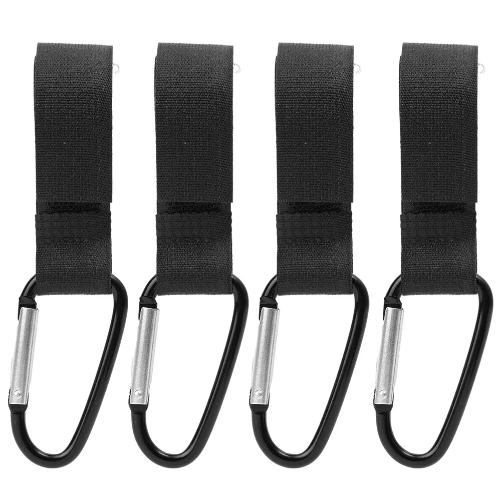 1-10Pcs Baby Stroller Hooks Clip Multifunctional Organizer Clasp Hook And Loop Baby Stroller Hanging Hook Storage Accessories