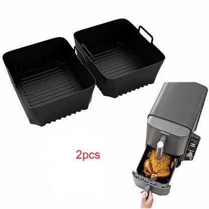 Silicone Air Fryer Liners for Ninja AF500UK 10.4L Air Fryer Silicone Liner for Ninja Air Fryer Accessories