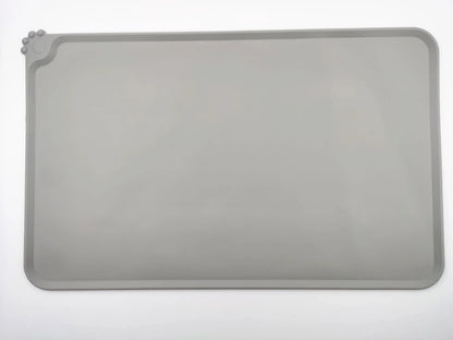 Food Grade Silicone Bowl Mats, Non - slip Food Pan Mat With Border, Waterproof Silicone Pet Placemat, Pet Feeders
