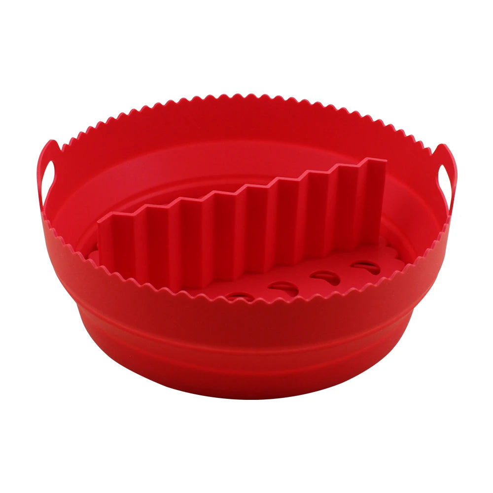 Food Safe Silicone Pot Air Fryer Liners Reusable Heat Resistant reasonable price eazy clean air fryer silicone liners