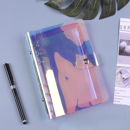 A6 Budget Binder Cover With 10Pcs Transparent Cash Envelopes Waterproof PVC Zippered Cash Bags For Budget