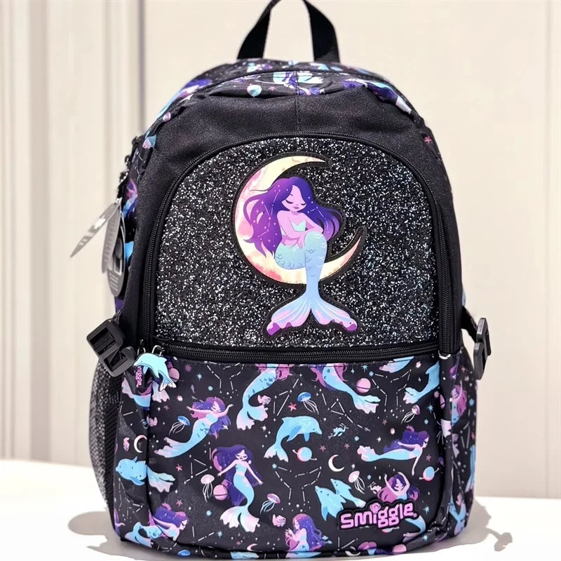 Genuine Australian Smiggle Mermaid Reflection In Water Backpack Children'S Stationery Student Pencil Case Backpack Student Gift