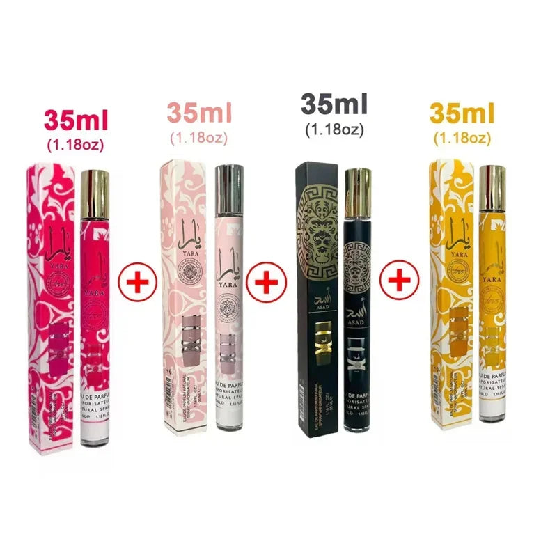 35ml Arabian Perfumes Lasting Fragrance Spray Floral Scent Eau De Parfum Cologne Deodorants High Quality Gifts Small Test Tube