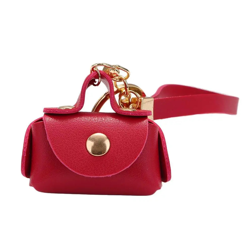 Korean Fashion Cute Car Accessories Creative Keyring Purse Pendant Bag Keychains Mini Bag