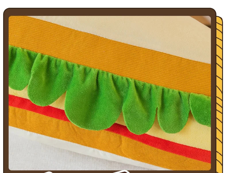 Plush Stuffed Toys Cute and Creative Sandwiches Pillows Toast Bread Children's Sofas Bedside Pillows Large Cloth Dolls Birthday