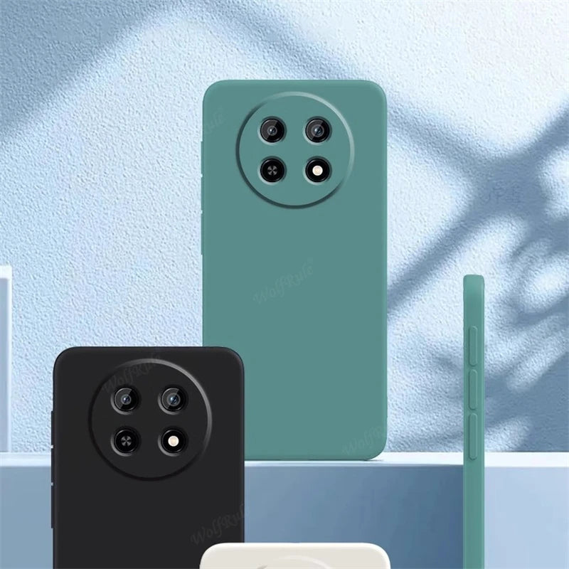 For Huawei Nova 12i Case Cover Huawei Nova 12i Capa Phone Back Bumper Shockproof TPU Liquid Silicone Soft Fundas Huawei Nova 12i
