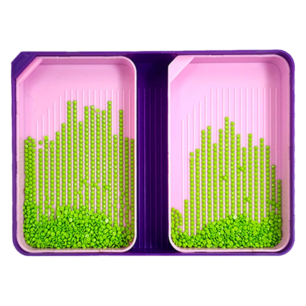 3/4 Set Diamond Art Painting Bead Sorting Trays Large Diamond Art Accessories Diamond Art Plate for DIY Art Craft