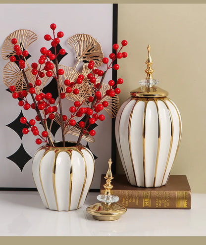 General's Universal Jars Storage Jar Light Luxury Ceramic Vase Craft Ornaments Middle Eastern Home Decor and Decor Items Bottles