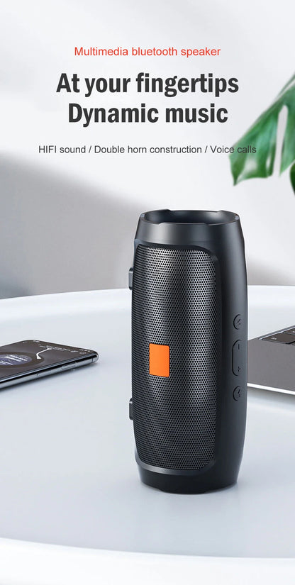 Bluetooth Speaker Dual Speaker Stereo Outdoor TF usb Playback Fm Voice Broadcasting Portable Subwoofer 50 Wireless Speaker