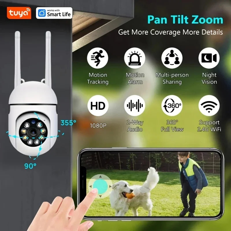 Smart 2.4G WiFi Indoor Camera Smart Home Security Video Surveillance Supprt Two Way Audio Mobile Motion