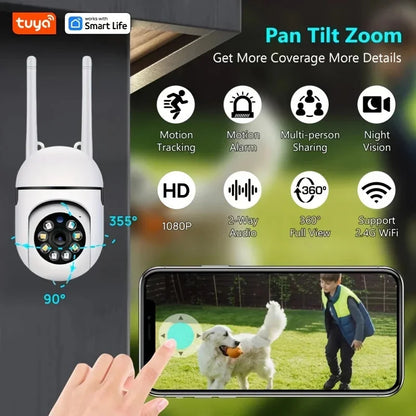 Smart 2.4G WiFi Indoor Camera Smart Home Security Video Surveillance Supprt Two Way Audio Mobile Motion