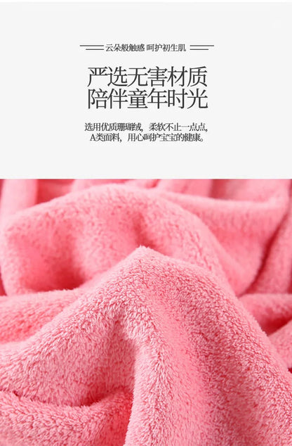 Baby Bibs for Children Washing Face Towel Soft Salive Towel Boys Girls Learning Brushing Teeth Towel for 3-8 Years Kids