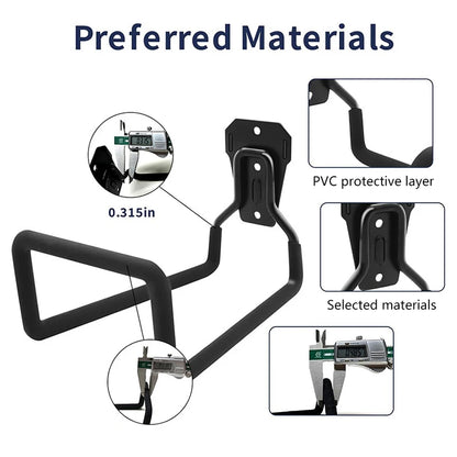 Metal Hook Rust Proof Hanger Wall Hooks Hangers For Water Air Hydraulic Hose Ropes Extension Cords Garden Hooks