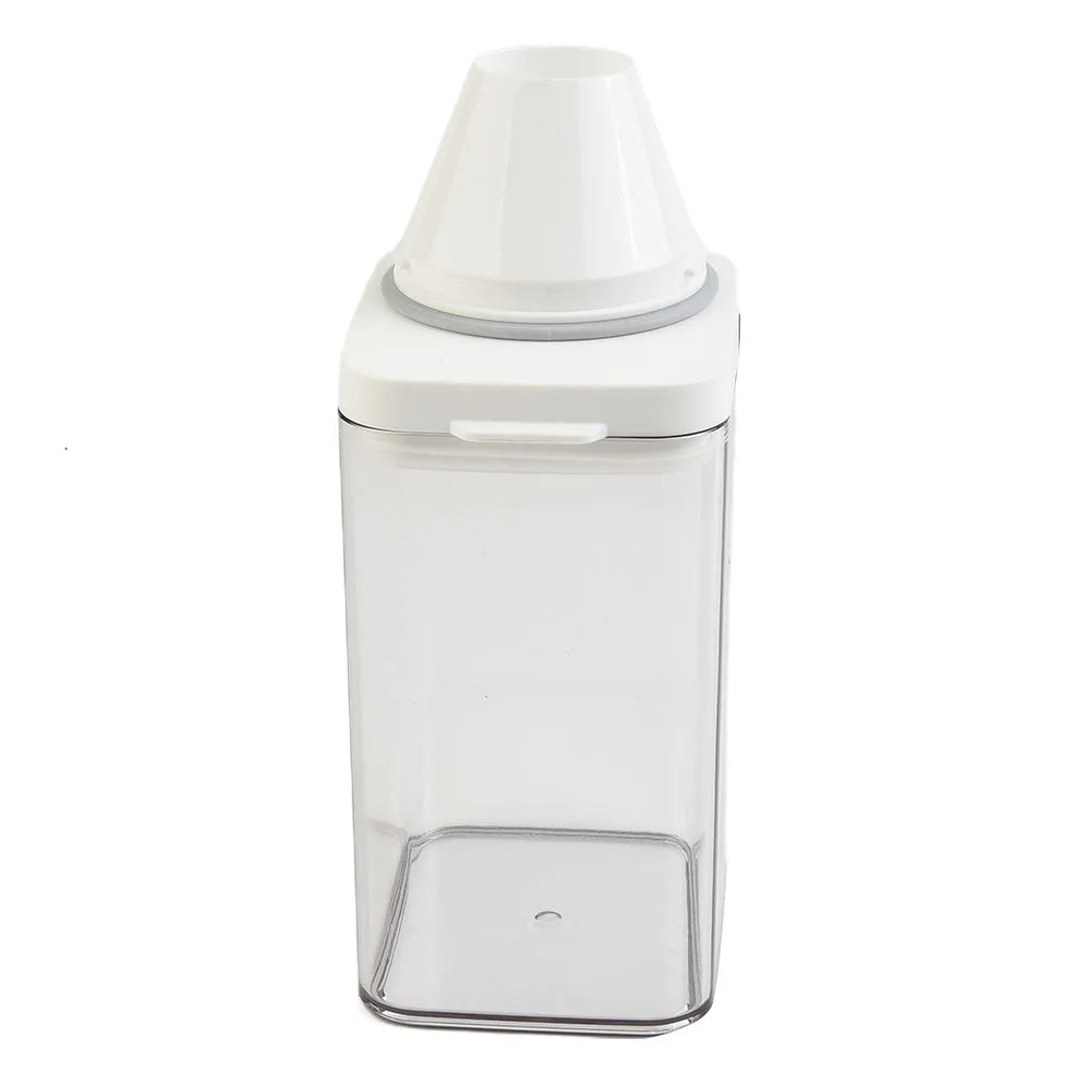 1PC High Quality Laundry Detergent Dispenser For Laundry Detergent Powder Kitchen Plastic Airtight Food Storage Containers