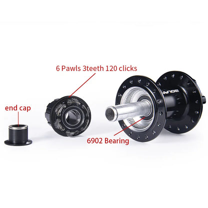 BOLANY Boost Cube Hubs 110x15 148x12 Mountain Bike Hub XD/HG/MS 32 Hole Thru Bicycle Bearing Hubs Bicycle Accessories