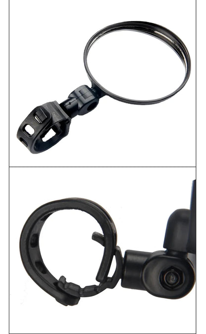 Motorcycles Rearview Mirror Side Mirror For Safety View Turning Left Right Mirror Adjustable Mini Autocycle Rear View