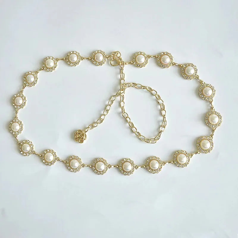 Fashion Retro Metal Accessories Fedora Belt Accessories Men Women Hats Straw Hat Accessories Belt Chain Decoration