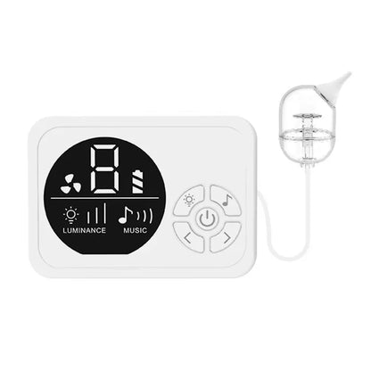 Baby Nasal Aspirator Electric Nose Cleaner with Built-In Music & Night Light Rechargeable Nose Booger Sucker for Infants Babies