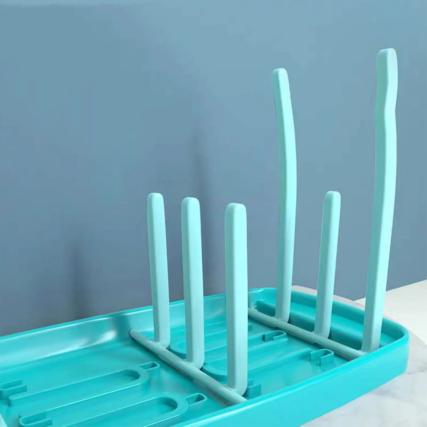 Bottle Dry Rack Baby Bottle Drain Drying Racks Blue Pink Baby Bottle Cleaning Dryer Drainer Storage Drying Rack