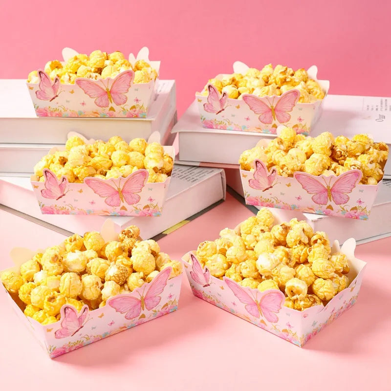 Butterfly Party Snack Tray Butterfly Birthday Party Decoration Kids Girls Birthday Party Supplies Baby Shower Party Decoration