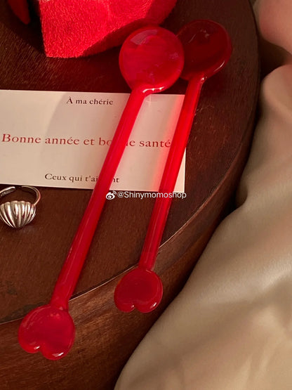 Calla Lily Animals Cartoon Bear Glass Spoon Dessert Spoon Coffee Glass Stir Spoon  Long Handle Spoon Yogurt Spoon