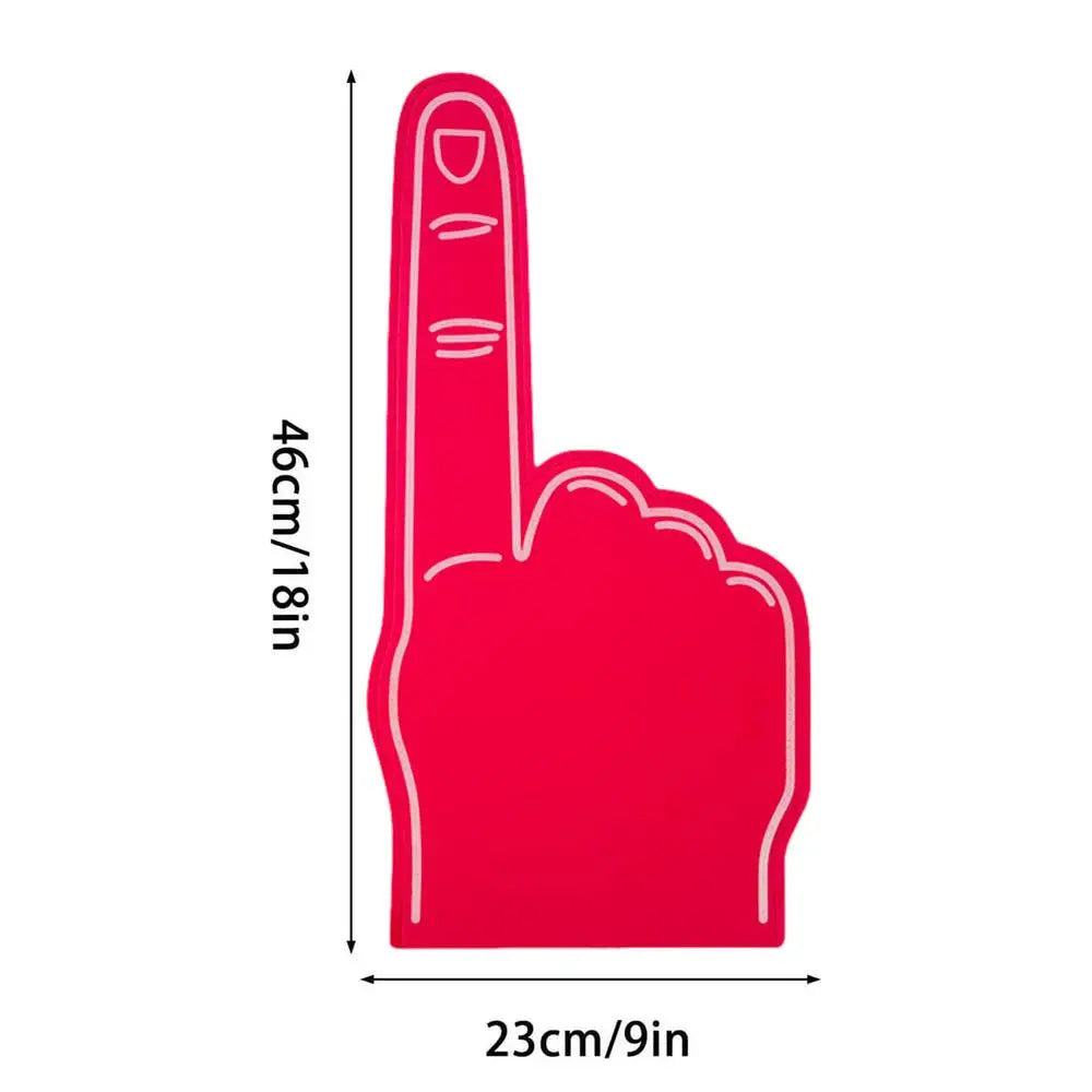 Foam Finger Universal Large Foam Hand Sports Cheerleading Props Sports Favors Cheering Palm Party Props Finger for Sports Events