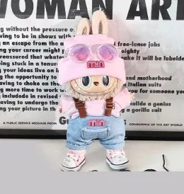 Labubu 17cm Doll Outfits Luxury Vinyl Doll Clothes 1st & 2nd Generation Compatible Delicate Baby Toy Accessories Kids Fashion