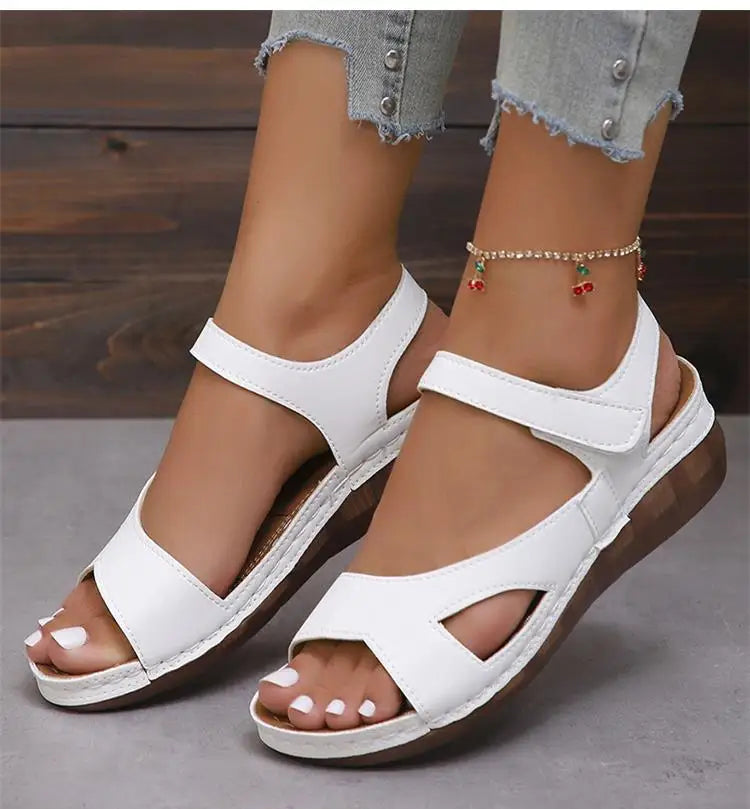 Women's Sandals Casual Summer Shoes Woman 2025 Summer Sandals Low Heels Sandalias De Mujer Comfortable Wedges Footwear Women