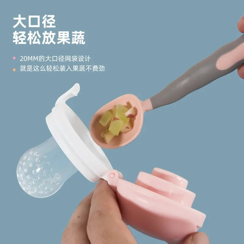 Silicone Fresh Food Nipple Baby Feeder Kids boy girl Fruit Nipples Feeding Safe Infant Baby Supplies Nipple soother Bottles