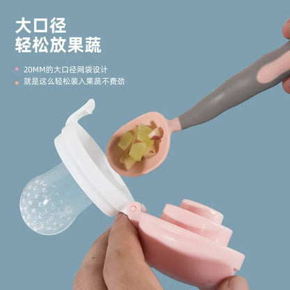Silicone Fresh Food Nipple Baby Feeder Kids boy girl Fruit Nipples Feeding Safe Infant Baby Supplies Nipple soother Bottles