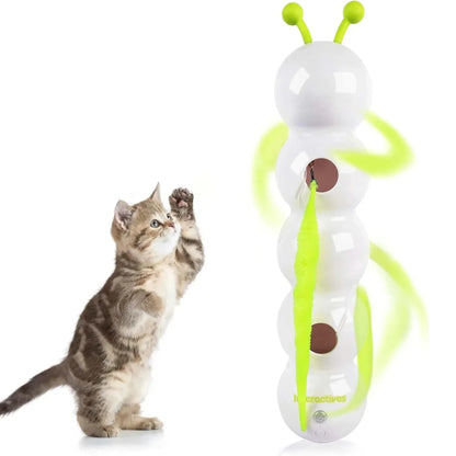 Intelligent Sensing Cat Toy Interactive Cat Stick, Durable, Automatic Swinging, Self-entertainment and Stress-relieving Wonder