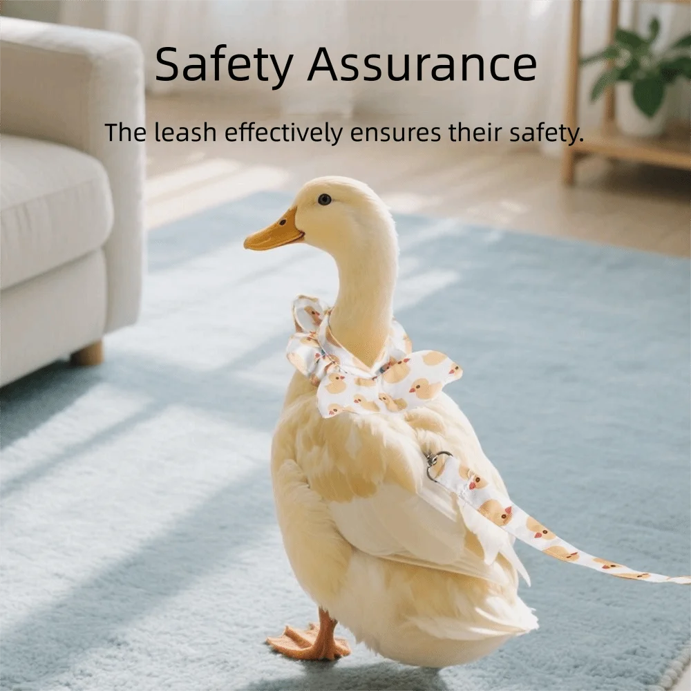 Cute Pet Duck Diaper Reusable Adjustable Goose Breast Strap Wearable Reduce Odor Chicken Diapers Poultry Supplies