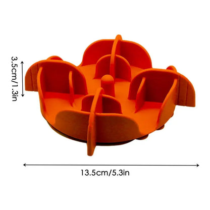 Pet Bowl Slow Feeder | Silicone Dog Slow Feeder Bowl Large Breed | Pet Slower Food Feeding Dishes Interactive Bloat Stop Dog Bow