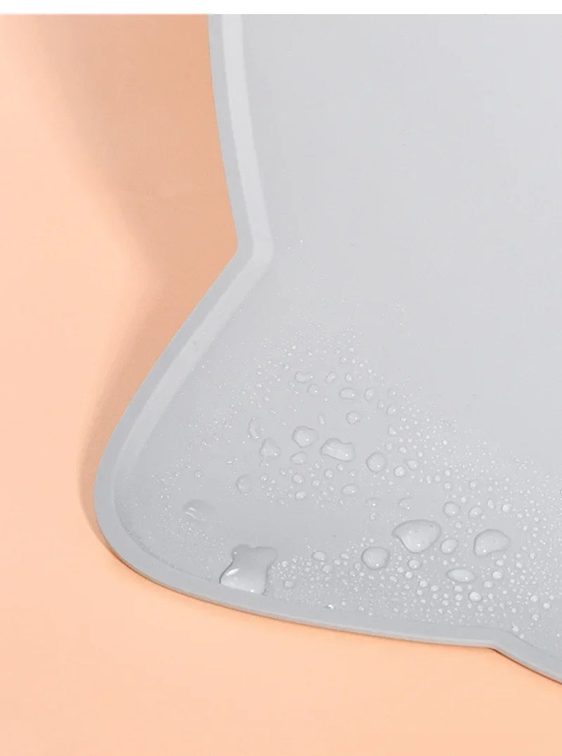 Silicone Pet Mat Pet Food Feeding Pad Waterproof Dog Cat Bowl Food Mat Puppy Feeder Tray Water Cushion Placemat