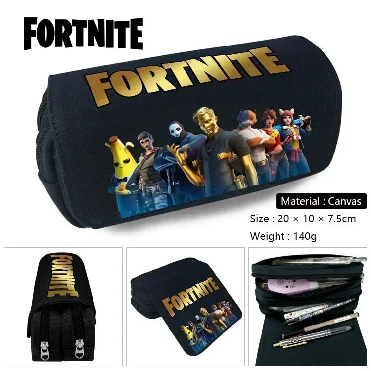 Fortnite Pencil Bag Pencil Case Large Capacity Waterproof Handheld Pencil Pouch Office Stationary